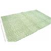 Casa Service DORA Tappeto Cotone Antiscivolo, Jaquard, Lavabile, per Bagno e Cucina (50x120cm, Green)