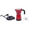DHQCQL Caffettiera elettrica per caffè espresso da 300 ml, 480 W, 220 V, con base, per 6 tazze, in viaggio o in campeggio