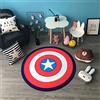 Lily&her friends Lily & Her Friends tappetini in moquette, rotondo, materassino da arrampicata per bambini, cuscino decorativo, nuovo, Captain America, Diameter: 100cm