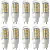 Aoxdi Lampadine LED GU10 10W, Blanc Caldo, 69 SMD 5730 Equivalenti a 100W, lunga durata, basso consumo, non dimmerabile, AC220-240V, Pacco da 10 Pezzi
