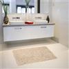 Generico Tappetino Bagno 50x80cm in Microfibra di Ciniglia - Extra Morbido, Super Assorbente, Antiscivolo, Lavabile in Lavatrice - Vari Colori Eleganti per Doccia e vasca (Light Beige)