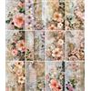 Craft Kreatively Carta di riso floreale shabby, 20 x 26,5 cm (6 fogli) - 6 carte per decoupage per collage, mixed media, creazione di biglietti e artigianato, decoupage di CRAFT KREATIVELY