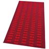 emmevi Tappeto Cucina Morbido 3D Assorbente Lavabile Antiscivolo Passatoia Bordata A Righe 50x110 Bordeaux