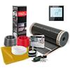 Termofol Kit complet de chauffage au sol infrarouge avec film chauffant 80W/m²