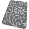 emmevi Tappeto Bagno Morbido Scendiletto Moderno Elegante Antiscivolo Assorbente mod.GIAVA_55X90 GRIGIO