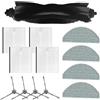 VRTYVEYBB Set di ricambio per Hoover HG4 per Hydro Pro, 4 filtri, 4 panni mocio e 4 spazzole laterali per uno spazio abitativo più sano
