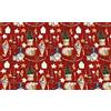 Home Tresor - Passatoia Natale, Tappeto Cucina Antiscivolo Natalizio, Runner Corsia Sottolavello Stampa Digitale Gnomi Addobbi Renne 50x300 cm, Addobbi