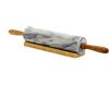 CBAM Mattarello in Marmo Bianco Carrara con Base Legno Horwood ROLLING PIN & Stand