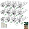 IMPORT GE.RA. EXPORT Sacchetti Aspirapolevre Compatibili con Folletto VK7 VK7S FP7 FP7S, Sacchetto in Microfibra 5 Strati + Profumini + Cristalli AGRUMI (12 Sacchetti + Profumini + Deodorante 09)