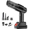 MF artSHOP Aspirapolvere Portatile Senza Fili Ricaricabile Multiuso con Accessori per Auto Casa Ufficio Aspiratore Compatto Potente per Polvere Briciole e Fessure