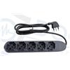 Doctorspy Microspia GSM in Ciabatta Multipresa 220V di Colore Nero