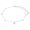 s.Oliver Cavigliera in Argento 925 Gioielli estivi da Donna, 22+5 cm, Argento, Moneta, Fornita in confezione regalo per gioielli