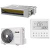 Ferroli Climatizzatore Condizionatore Inverter Ferrolli Giada - C Duct Canalizzato a Media Pressione 24000 Btu 2CP004UF + 2CP004DF- Wi-