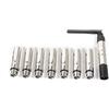 TanjcXliu Dmx512 - Trasmettitore con 7 ricevitori radio da 2,4 g, 126 canali, portata fino a 400 m, per presentazioni professionali