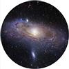 Generic Slipmat Slip Mat Scratch Pad Feltro per qualsiasi 12 LP DJ Vinyl Giradischi Giradischi Grafica personalizzata - Space - Andromeda Galaxy