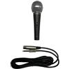 ZZIPP Microfono Professionale Dinamico a Filo per Voce Karaoke DJ con Cavo