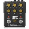TC Electronic JIMS 45 PREAMP Pedale per Chitarra | Preamp per Chitarra a Doppio Canale con Controlli Indipendenti del Canale, Boost Pre/Post e Uscite Dedicati per DI e Cuffie