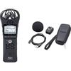 Zoom H1n Handy Recorder (modello 2023, H1n-VP), registratore portatile, microfoni stereo integrati, montabile su fotocamera, registrazione su scheda SD, microfono USB, con custodia, cavo USB