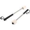 Generic Coppia di bacchette per grancassa, bacchette antiscivolo per percussioni per basso, bacchette antiscivolo per percussioni, morbide e antiscivolo, set di 2 mazze per percussioni per adulti, per
