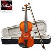 ffalstaff V01 Violino Laminato Finitura Lucida 1/2 - Completo di Archetto, Custodia con Manico e Spallacci, Blocchetto di Colofonia e Muta D'addario Prelude di ricambio