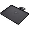 LALADEFIEE Portaoggetti per Asta Microfonica in Abs Nero, Vassoio per Scheda Audio e Plettri, Altezza Regolabile, per Live Broadcast, Clip su Microphone Stand