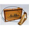 HomeAdri Shruti Box 38 x 25,4 x 7,6 cm, legno di teak e compensato, 440 Hz e 432 Hz Sur Pete con padel