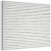MuchoWow© Pannello Decorativo Parete Pannelli Fonoassorbenti Per Pareti 80x60 cm Acustici Decorazioni Casa Design Isolante Acustico Fonoisolanti Fonoassorbente Acquerello - Strisce - Grigio