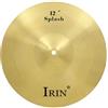EasyByMall Splash - Piatto per batteria JAZZ, 20,5 cm, 10, 12, 14, 16 pollici, in ottone, per percussioni, Splash Crash, Hi-Hat, dorato (30,5 cm)