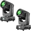 Osusuent 230W 7R LED Teste Mobili, dmx512 Discoteca Palcoscenico Spot Beam con 24 Prisma 4 Modalità di Controllo Luce Party per Matrimonio DJ Party Live Band Mostra (2 pezzo)