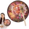 Generic Shaman Drum - Tamburo a mano sciamano in pelle | 25 cm tamburo siberiano sciamano tamburo rotondo vintage grande tono musica spirituale forniture spirituali regali spirituali per meditazione yoga