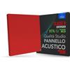 Addictive Sound Pannelli Fonoassorbenti Premium 50x50x6 cm, Tabasco | Linea Premium: tessuto 265 g/m2, Classe B EN ISO 11654, kit di montaggio parete e soffitto