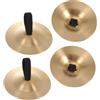 TOYANDONA 4pezzi Cimbali Da Dito Rame Per Danza Del Ventre Strumenti Musicali Per Ragazzo Ragazza Cimbalini Per Percussione Con Suono E Duraturo