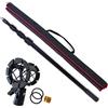 KEEPDRUM MPB03 - Asta telescopica per microfoni, lunghezza 3 m, con supporto elastico a ragno PCMH1