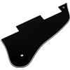 Tiuimk Battipenna nero a 3 strati per chitarra Gibson ES-335 (166 x 80 x 2,2 mm)