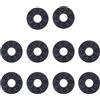Zxfdsfdbnm 10 Pz/set Gomma Chitarra Strap Lock Blocchi Chitarra Protector Serrature Chitarra Nero Chitarra Strap Locking Silicone Strap Locks