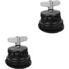 ibasenice 2pezzi Supporto Per Batteria Accessorio Per Batteria Con Montaggio Per Tom e Base Per Gamba Compatibile Con Diversi Modelli