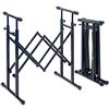 Stagg MXS-A3 - Cavalletto regolabile per tastiera e mixer