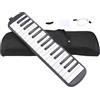 Generico Melodica Pianola A Bocca 32 Tasti Lungo Boccaglio,Custodia Per Trasporto Strumento Giocattolo Musicale,Bocchino Talk Box Strumento Melodica Air Piano Tastiera,Bocchino Per Strumenti Talk Box