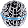 Leeadwaey Sostituzione blu maglia di acciaio microfono Grill testa parti accessorio BETA 58A