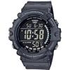 Casio Orologio da polso CASIO uomo al quarzo sportivo bracciale e cassa in resina di colore grigio display analogico nero - AE-1500WH-8BVEF