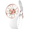 ICE-WATCH - ICE flower White bouquet - Orologio bianco da Donna con Cinturino in silicone - 021742 (Medium)