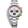 RollsTimi Pagani Design PD1644 - Orologio da polso da uomo, al quarzo, cronografo, movimento VK63, vetro zaffiro, lunetta arcobaleno, in acciaio inox, impermeabile fino a 100 m