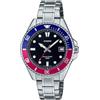 Casio Collection - Orologio da polso da uomo al quarzo Casual bracciale e cassa in Acciaio INOX di colore Grigio display analogico nero - MDV-10D-1A3