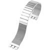 ROUREOX Braccialetto Orologio Interfaccia Specializzata Metallo Solido, 316L Acciaio Inossidabile Cinturino Orologio Sostituzione per SWATCH Irony Chrono YCS443G-Argento 21MM