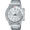 Casio Collection - Orologio da polso da uomo al quarzo Casual bracciale e cassa in Acciaio INOX di colore Grigio display analogico grigio - MTD-130D-7A
