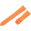 ROUREOX 22mm Cinturino Silicone Finale Curvo Uomo Impermeabile Bracciale Gomma Chiusura Déployante Acciaio Inox per Tudor M79030N/M79250BA/M79230R/M57000-Arancione + Senza Fibbia 22MM
