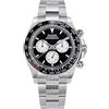 Seestern Sugess S418-2 Cronografo Panda Automatico Acciaio Nero Bianco Zaffiro Ceramica Orologio Uomo