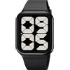 Gosasa Orologio sportivo digitale unisex alla moda, facile da leggere, grande quadrante con numeri grandi, impermeabile fino a 50 m, per attività all'aperto, casual, orologio da polso per uomo e donna