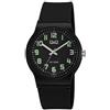 Citizen Q&Q Orologio da uomo, movimento al quarzo, display analogico, cinturino in resina nera, VS50J010Y, Nero/puro piacere, Cinturino