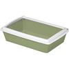 Kerbl Pet Stefanplast Kerbl, lettiera per Gatti con Bordo, 51 x 35 x 13 cm, Colori Assortiti